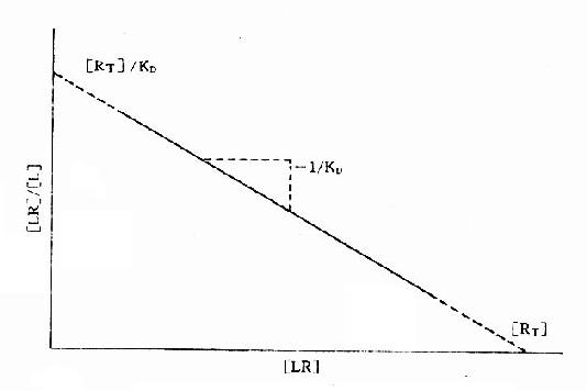 ��������Ч��ϵ��Scatchard��ͼ